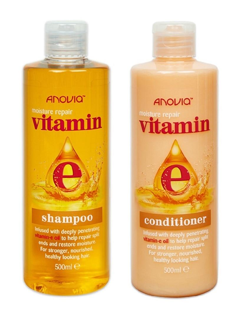 Набор для увлажнения и секущихся кончиков Anovia Vitamin E 500 мл + 500 мл (E-00226N)