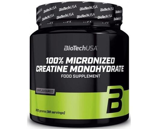 Креатин моногідрат BioTechUSA 100% Creatine Monohydrate 300 г 88 порцій