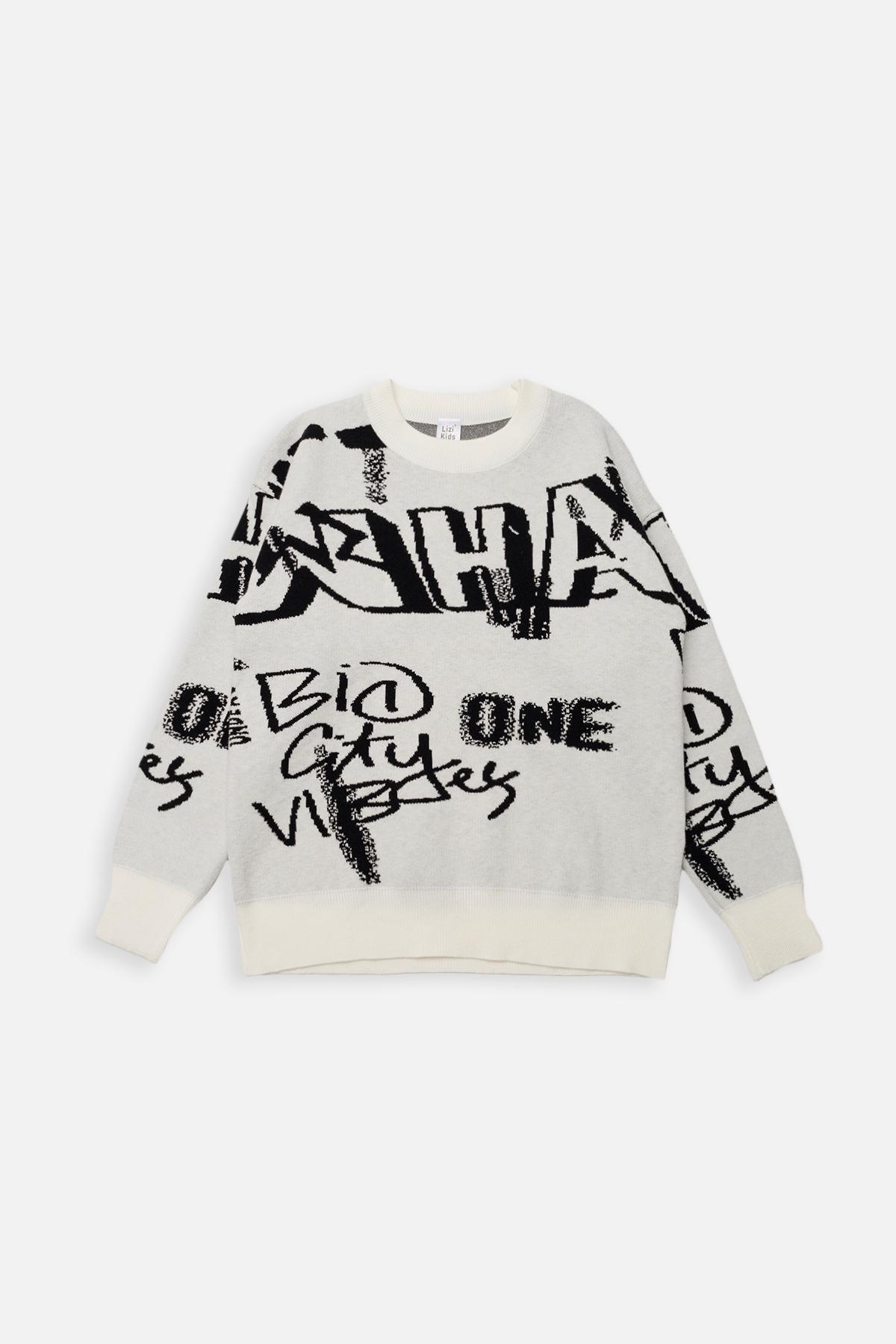 Джемпер для мальчика 140 см Молочный (ЦБ-00267475)