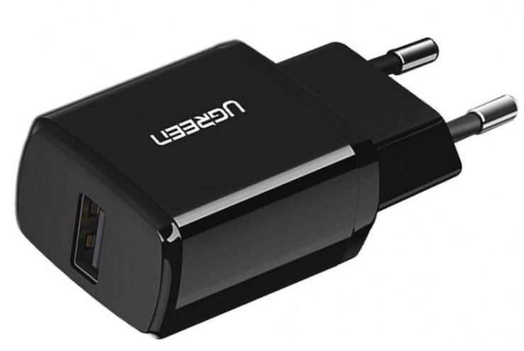 Зарядное устройство UGREEN ED011 USB Wall Charger 2,1A Черный (1866342481)
