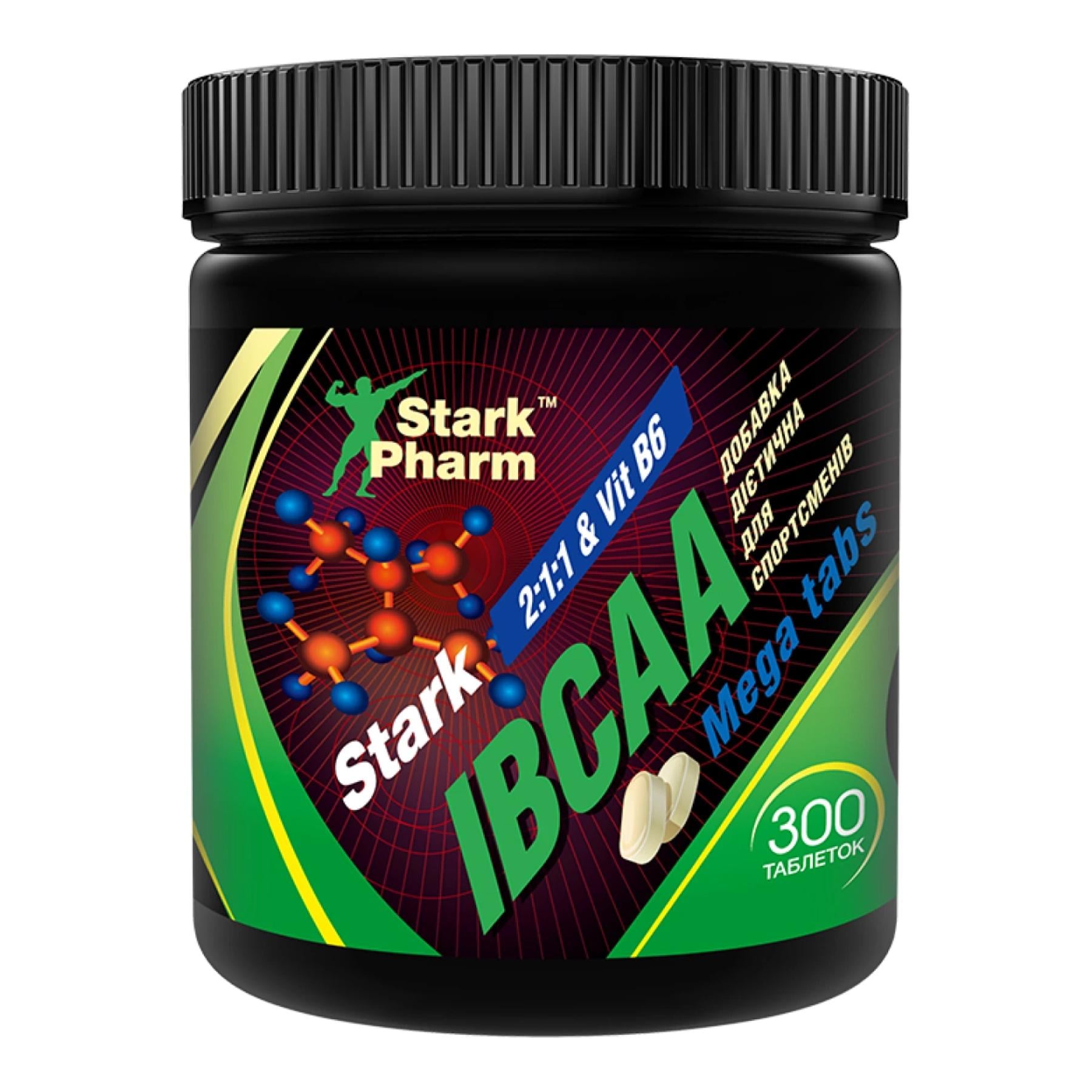 Аминокислота IBCAA 2-1-1 Mega tabs 300 caps (2022-10-1815)