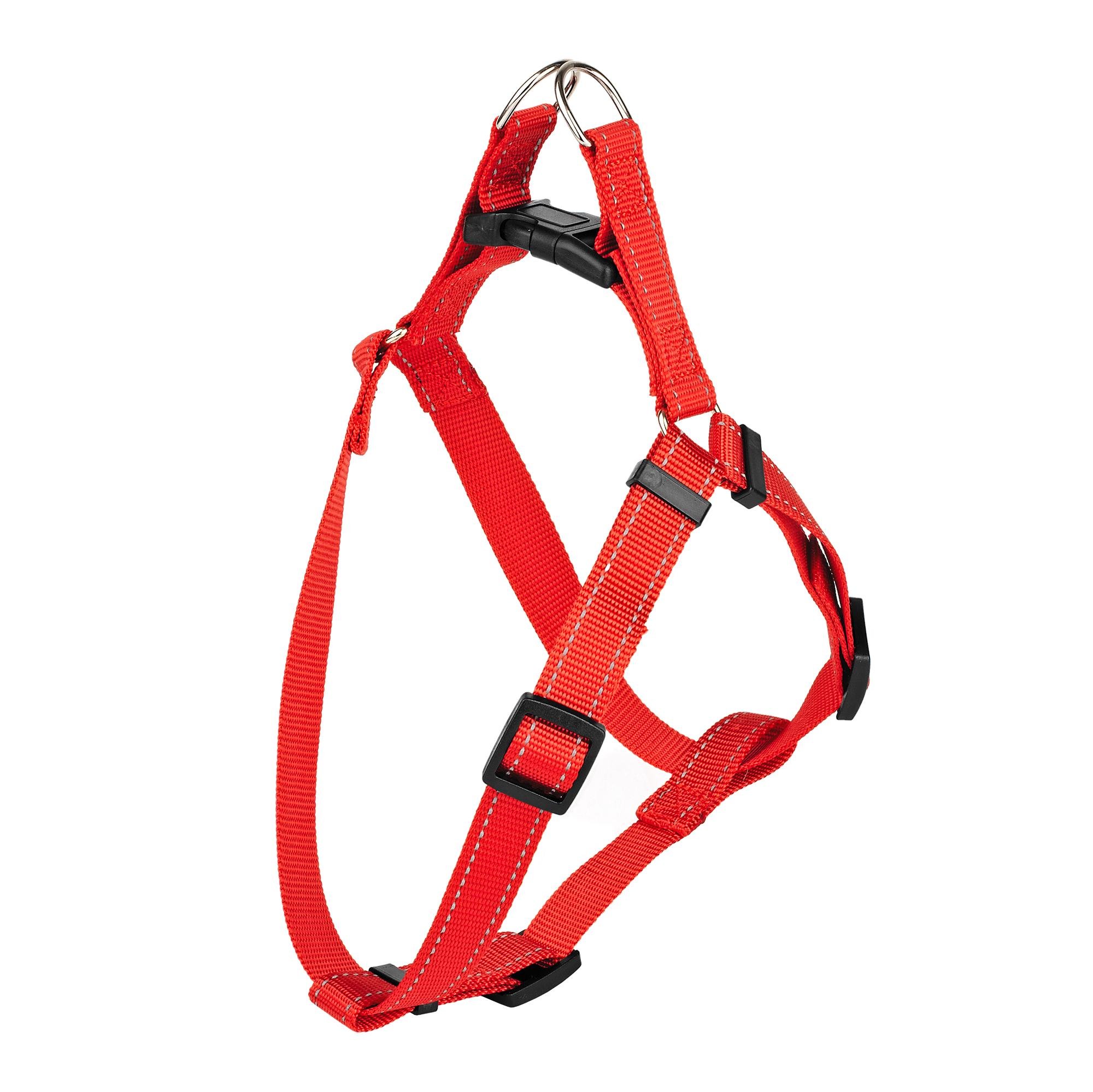 Шлея KareLine з нейлону з пластиковою пряжкою 25 мм А:500-680 мм В:500-720 мм Червоний (0864/6)