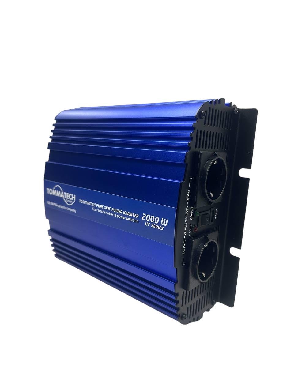 Преобразователь напряжения TommaTech UT чистая синусоида с возможностью подключения котла 2000 Вт (6457568569) - фото 3 Преобразователь напряжения TommaTech UT чистая синусоида с возможностью подключения котла 2000 Вт (6457568569) - фото 3