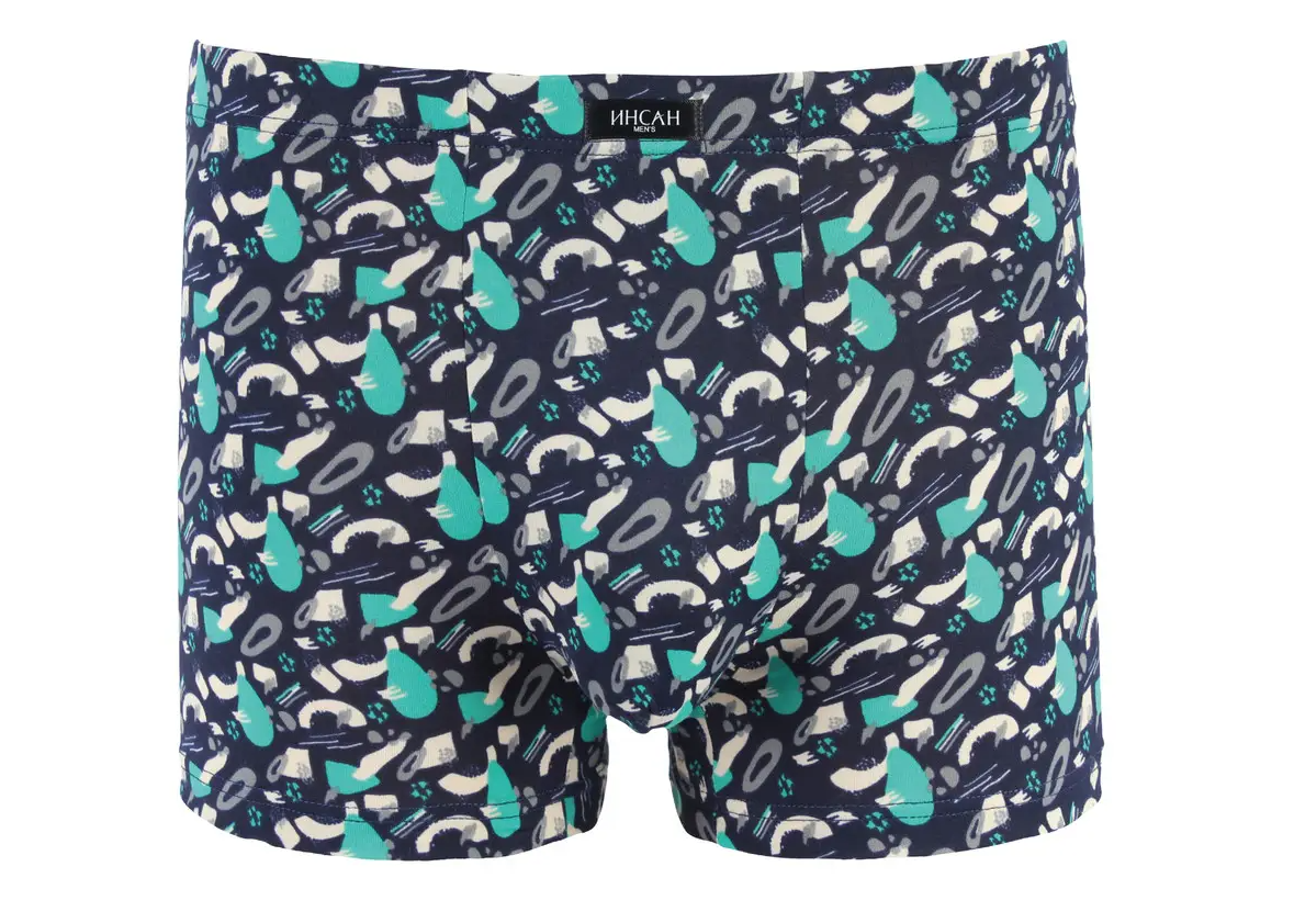 Мужские боксеры стрейчевые Бамбук Indena Insung XL р. 46 2 шт. Зеленый (INS-18634)