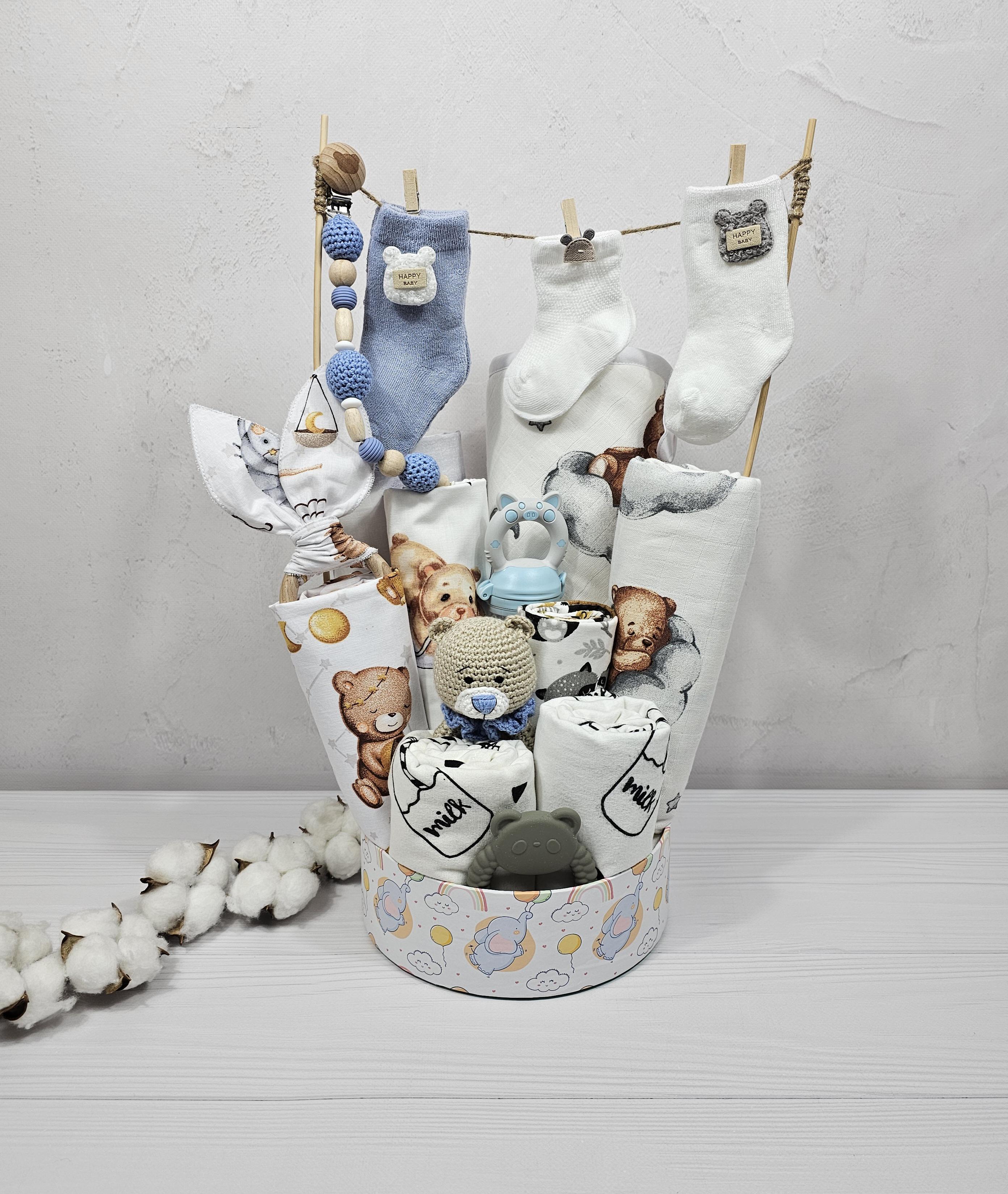 Букет из пеленок для младенцев a.l.babybox Зодиак №2 (22889656)