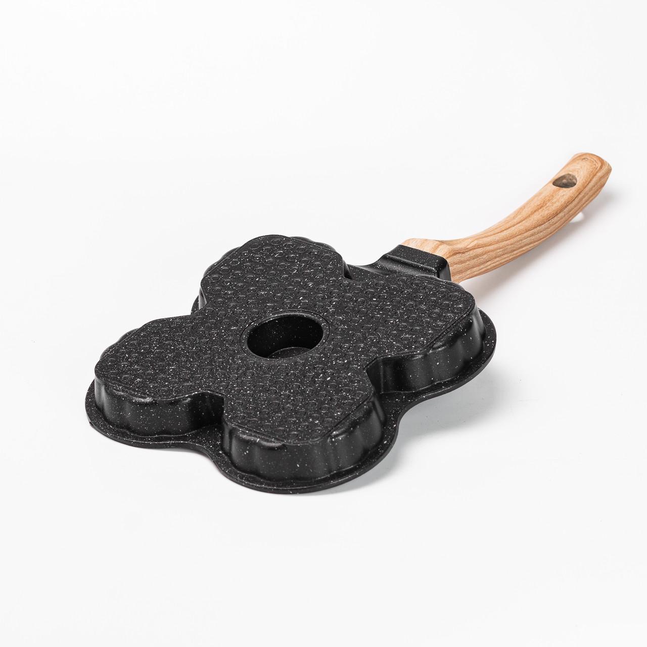 Сковорода для оладьев/яиц/панкейков антипригарная порционная на 4 секции (4882) - фото 10