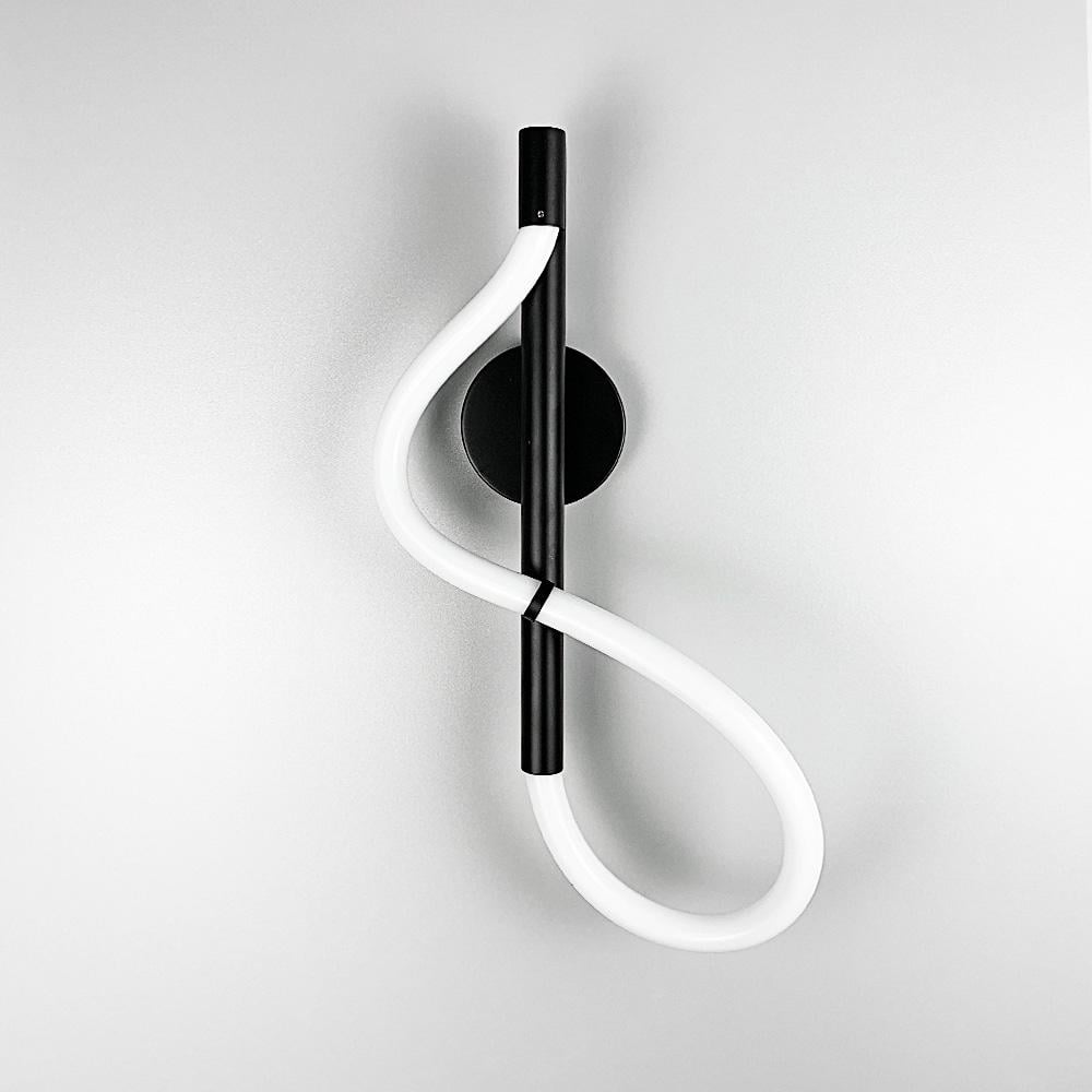 Светильник настенный Light House LNF-17397 светодиодный с гибким неоном 14W 45 см Черный