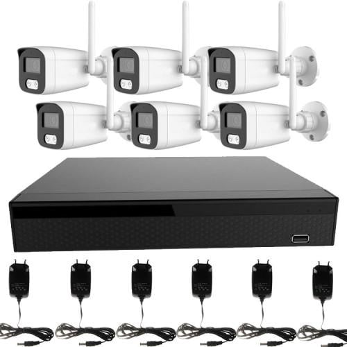 Комплект відеоспостереження безпровідний Covi Security IPC-6W Wi-Fi KIT (30831) - фото 1