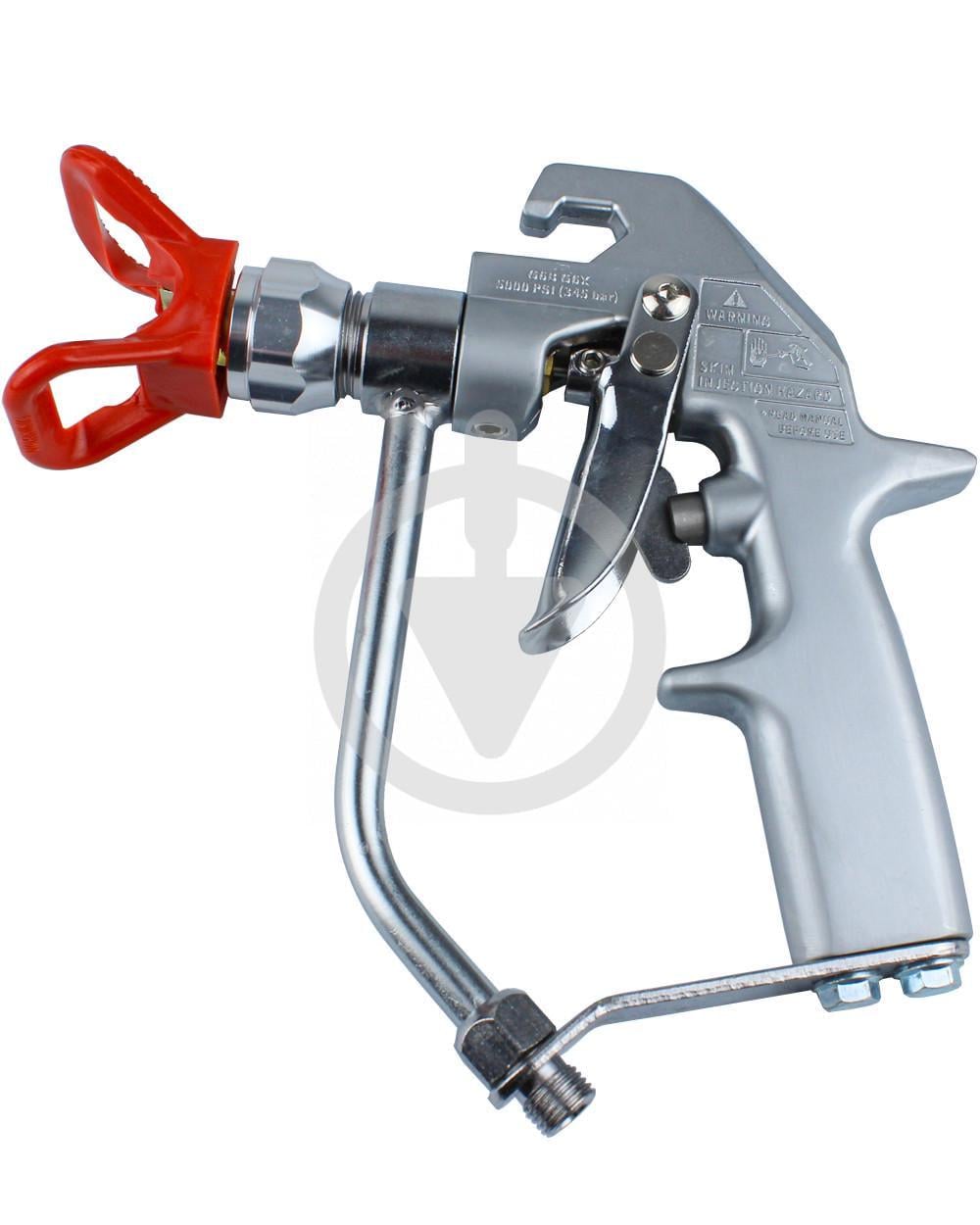 Пистолет для безвоздушного распыления Graco Plus Gun Flat Tip Guard 2 Finger Trigger Silver Пистолет для безвоздушного распыления Graco Plus Gun Flat Tip Guard 2 Finger Trigger Silver