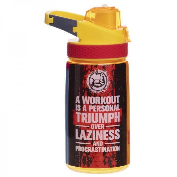 Пляшка для води спортивна SP-Planeta FI-2870 MOTIVATION 500 мл Жовтий (230067)