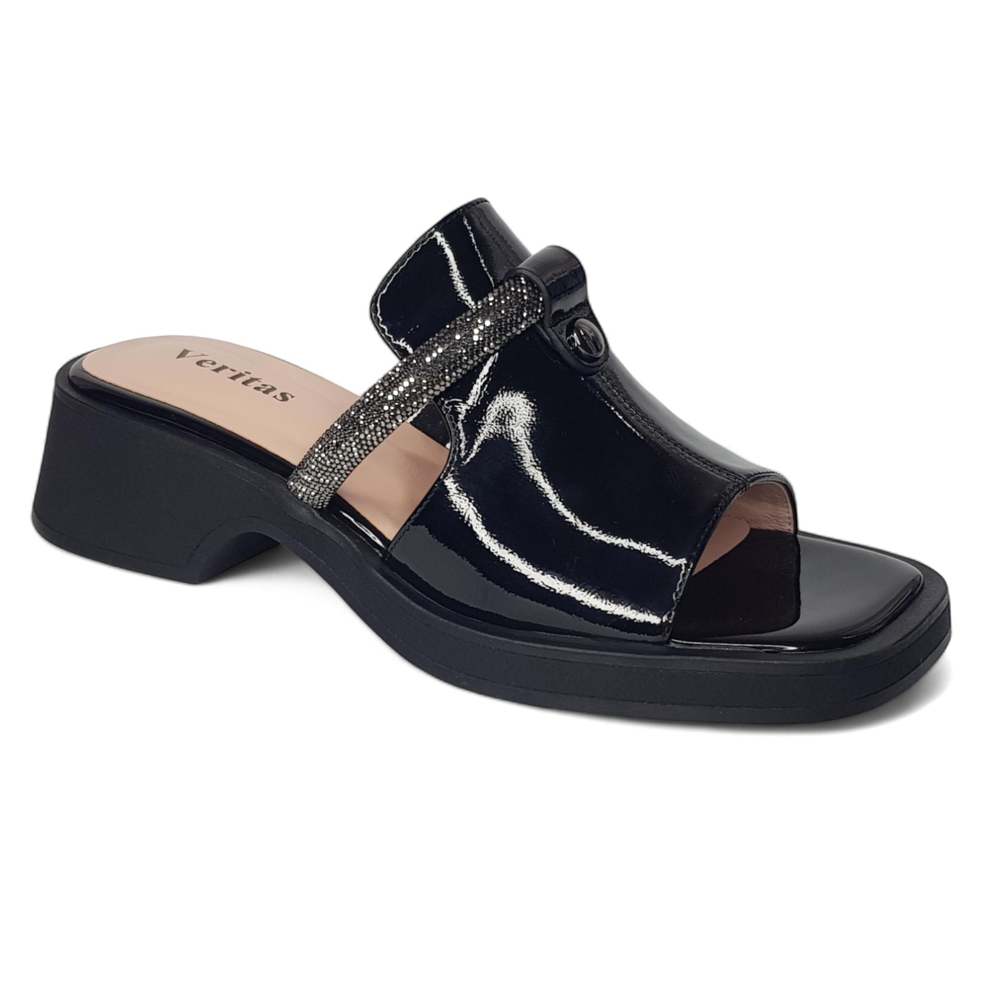 Шлепанцы женские летние Veritas р. 38 Черный (060154-38)