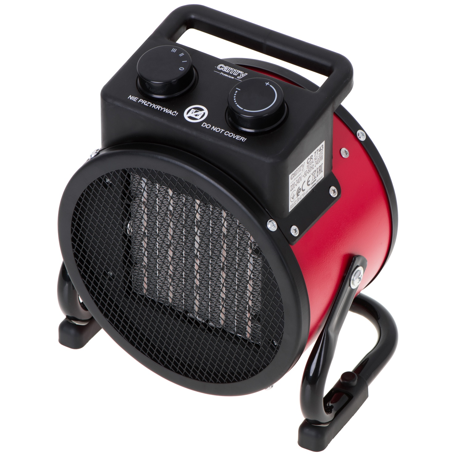 Тепловентилятор керамічний Camry CR 7743 з регулюванням кута нахилу - фото 3 Тепловентилятор керамічний Camry CR 7743 з регулюванням кута нахилу - фото 3
