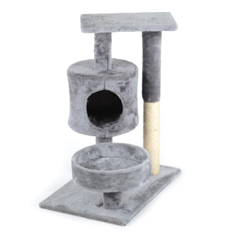 Когтеточка-домик для кота Hoopet 14T0055MZ Grey Когтеточка-домик для кота Hoopet 14T0055MZ Grey