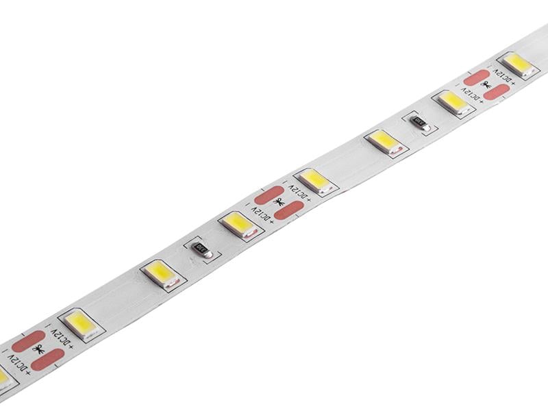 Светодиодная лента 1 м SMD5630 60 LED 12В 14.4Вт/м IP20 6500K холодный белый (565) - фото 3