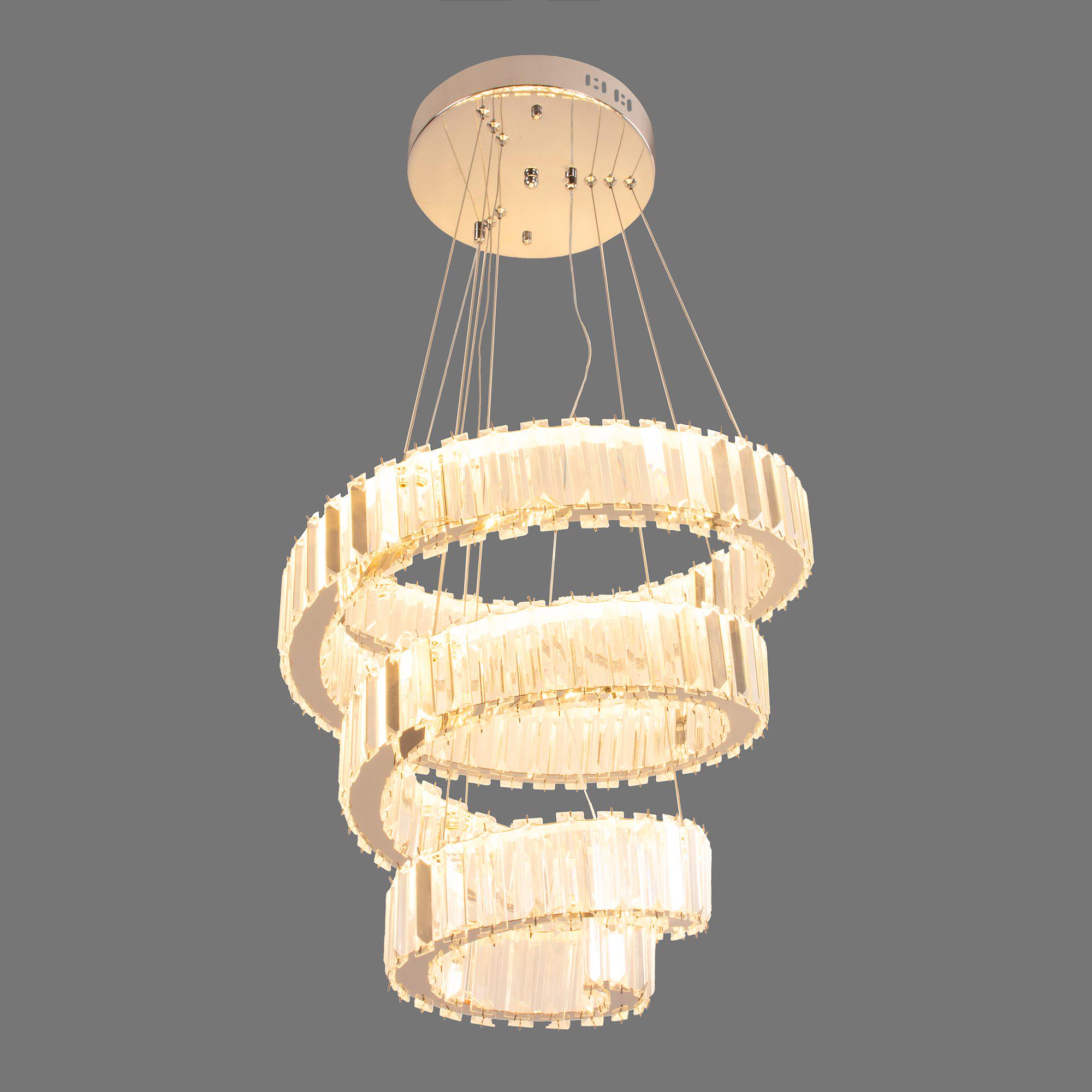 Люстра акрилова Sirius B E2073 96W світлодіодна