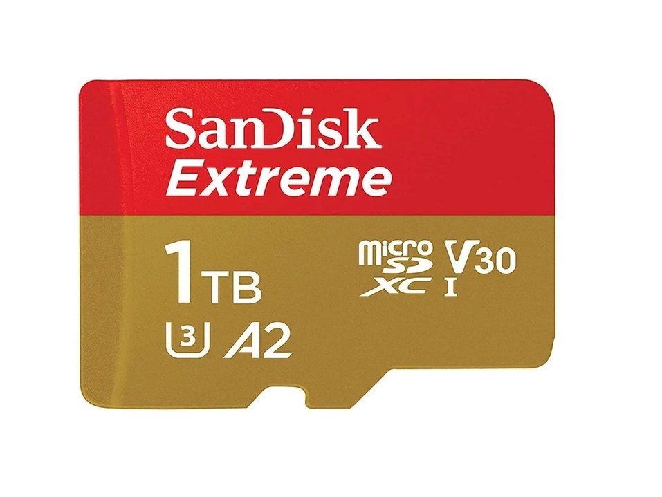 Карта пам'яті SanDisk 1 TB microSDXC UHS-I U3 V30 A2 Extreme + SD Adapter (SDSQXA1-1T00-GN6MA)