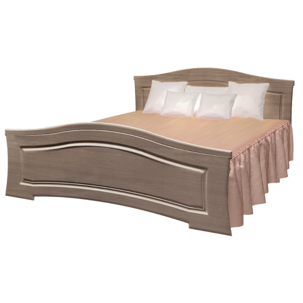 Кровать двуспальная Modern Николь 160х190 см Венге Магия/Штрокс/Шоколад