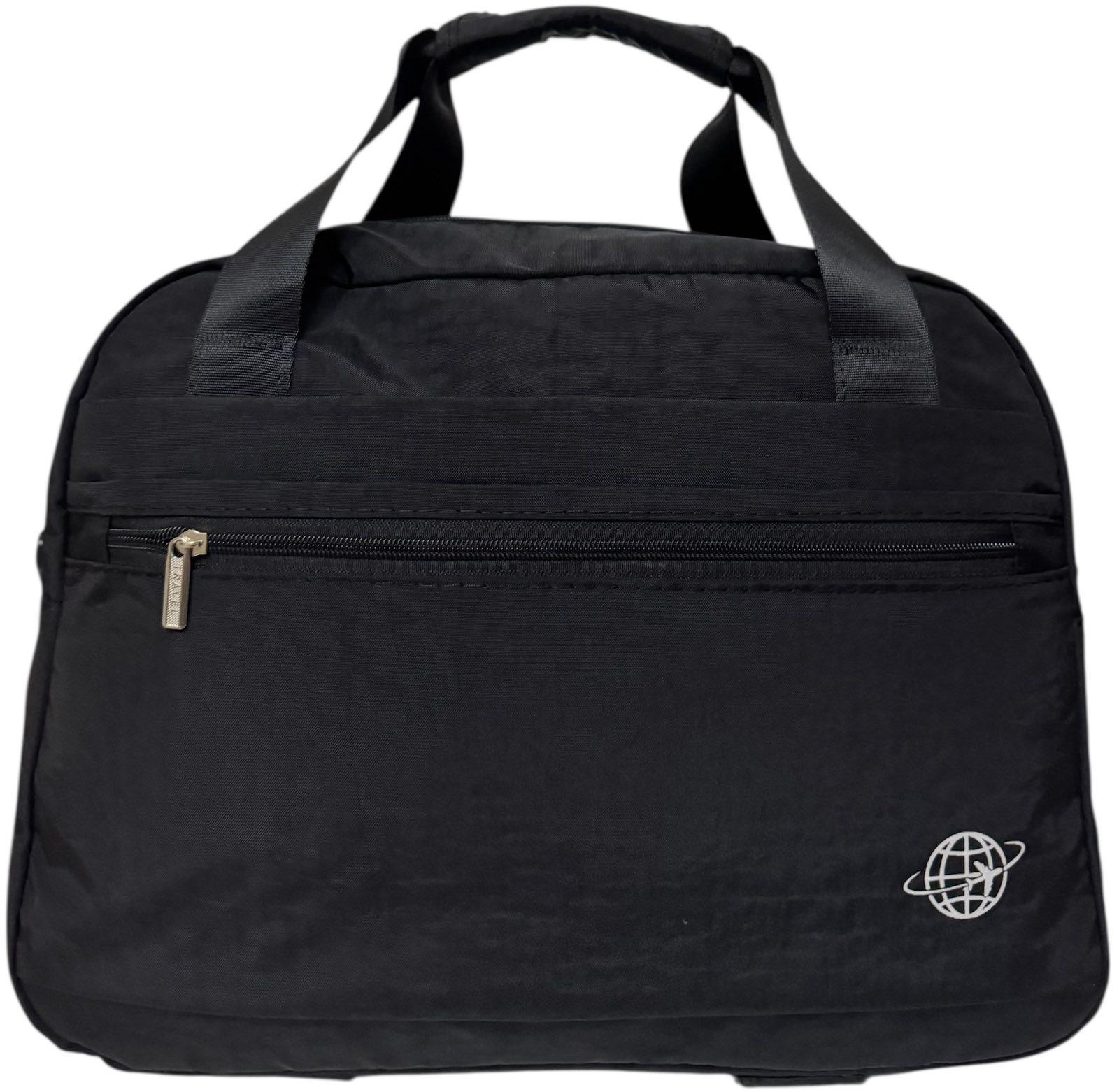 Сумка дорожня для перельотів у літаку ручна поклажа 40х20х30 см Чорний - фото 3 Сумка дорожня для перельотів у літаку ручна поклажа 40х20х30 см Чорний - фото 3