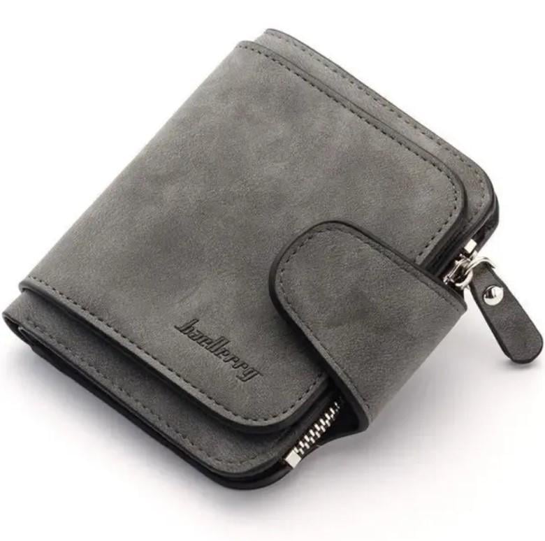 Кошелек женский Baellerry Forever Mini из замши Темно-серый (2104619575)