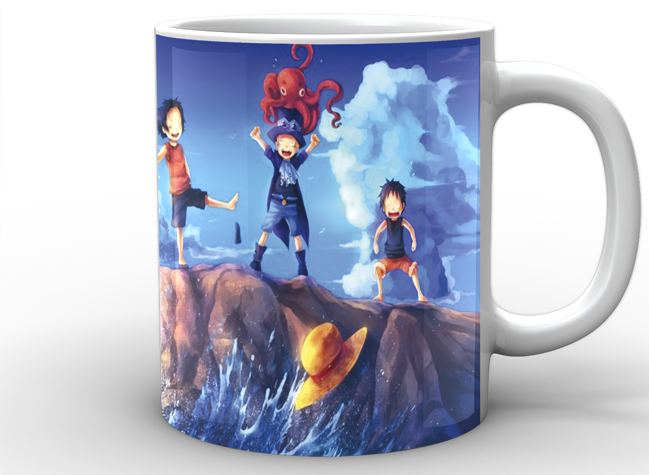 Чашка GeekLand One Piece на синьому тлі 330 мл (OP.02.004)