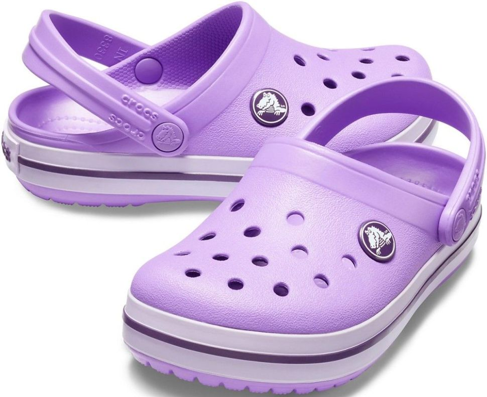 Сабо дитячі для дівчинки Crocs Crocband Clog Kids р. 24/25 Бузковий (6336) Сабо дитячі для дівчинки Crocs Crocband Clog Kids р. 24/25 Бузковий (6336)