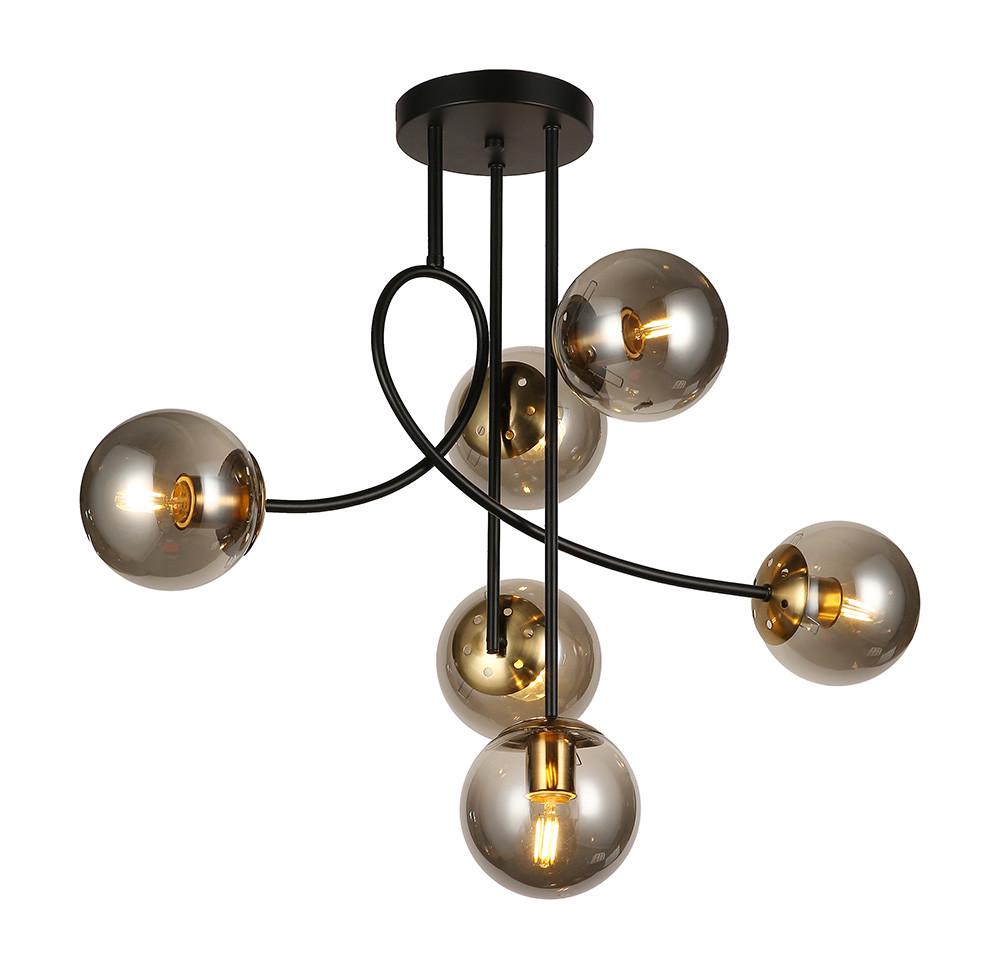 Люстра 752L7914-6 BK/BK