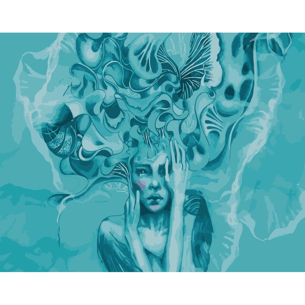 Картина по номерам Strateg Премиум Психология мнений 40х50 см (DY156)