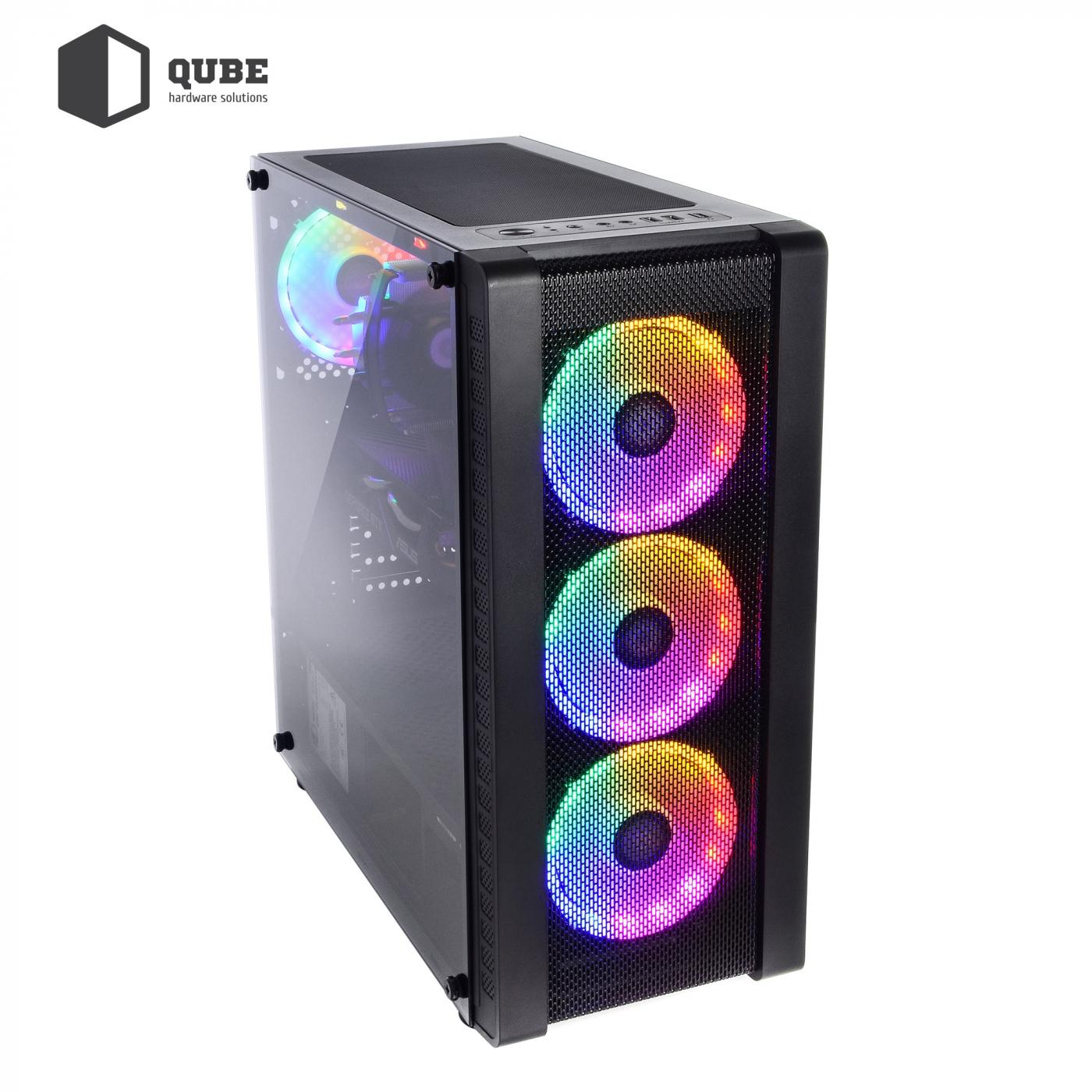 Системный блок QUBE Игровой QB Ryzen 5 3600 GTX 1660 Ti 6GB 3222 - фото 11