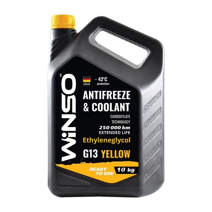 Антифриз WINSO Antifreeze & Coolant -42°C G13 10 кг Желтый (881060)