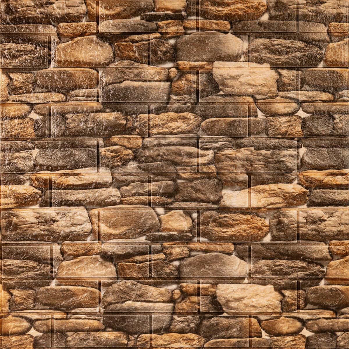 3D-панель самоклеющаяся под камень 700х770х5 мм (SW-00000635)