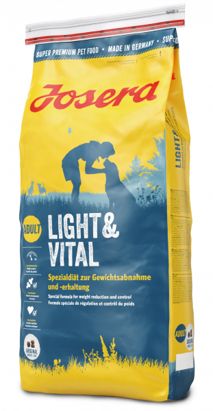 Сухой корм Josera Light Vital для взрослых собак для уменьшения избыточного веса 15 кг