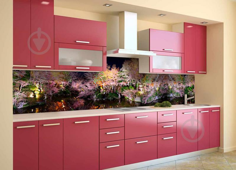 Скинали на кухню Zatarga «Радужный Лес» 650х2500 мм виниловая 3Д наклейка кухонный фартук самоклеящаяся Z180531/1 Скинали на кухню Zatarga «Радужный Лес» 650х2500 мм виниловая 3Д наклейка кухонный фартук самоклеящаяся Z180531/1