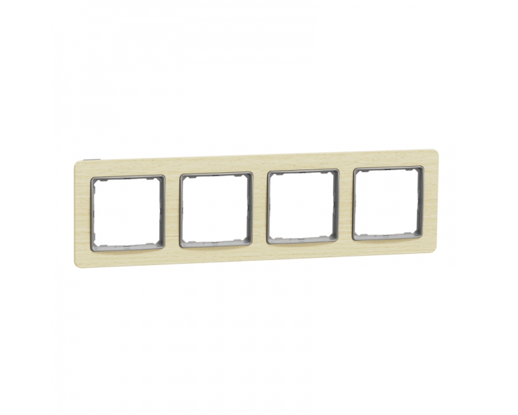 Рамка Schneider Electric 4-постовая ABS-UV Sedna Design&Element (SDD380804)