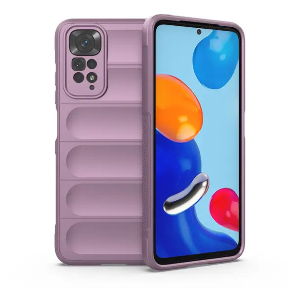 Чехол силиконовый Magic Shield для Xiaomi Redmi Note 11 4G / 11s Вересковый (874104_8)