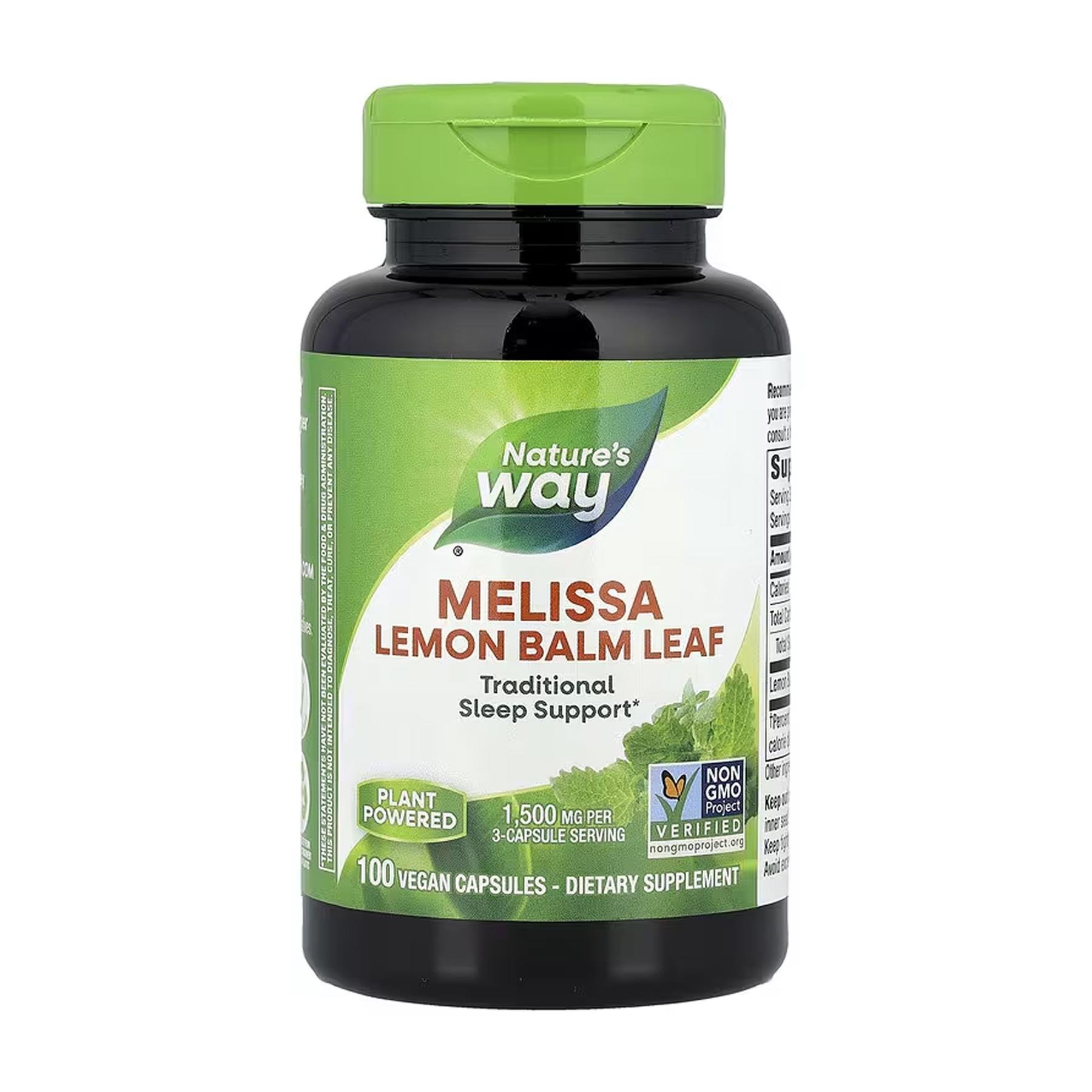 Меліса Nature's Way Melissa Lemon Balm Leaf 100 кап.