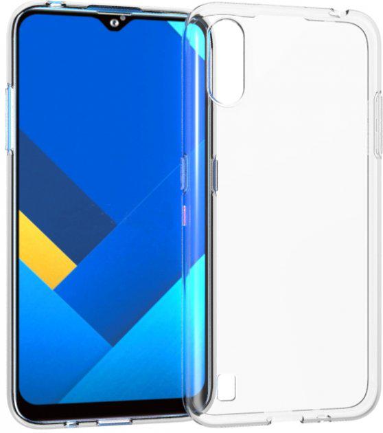 Чехол Silicone Case WS Samsung A02/M02 (A022/M022) Прозрачный