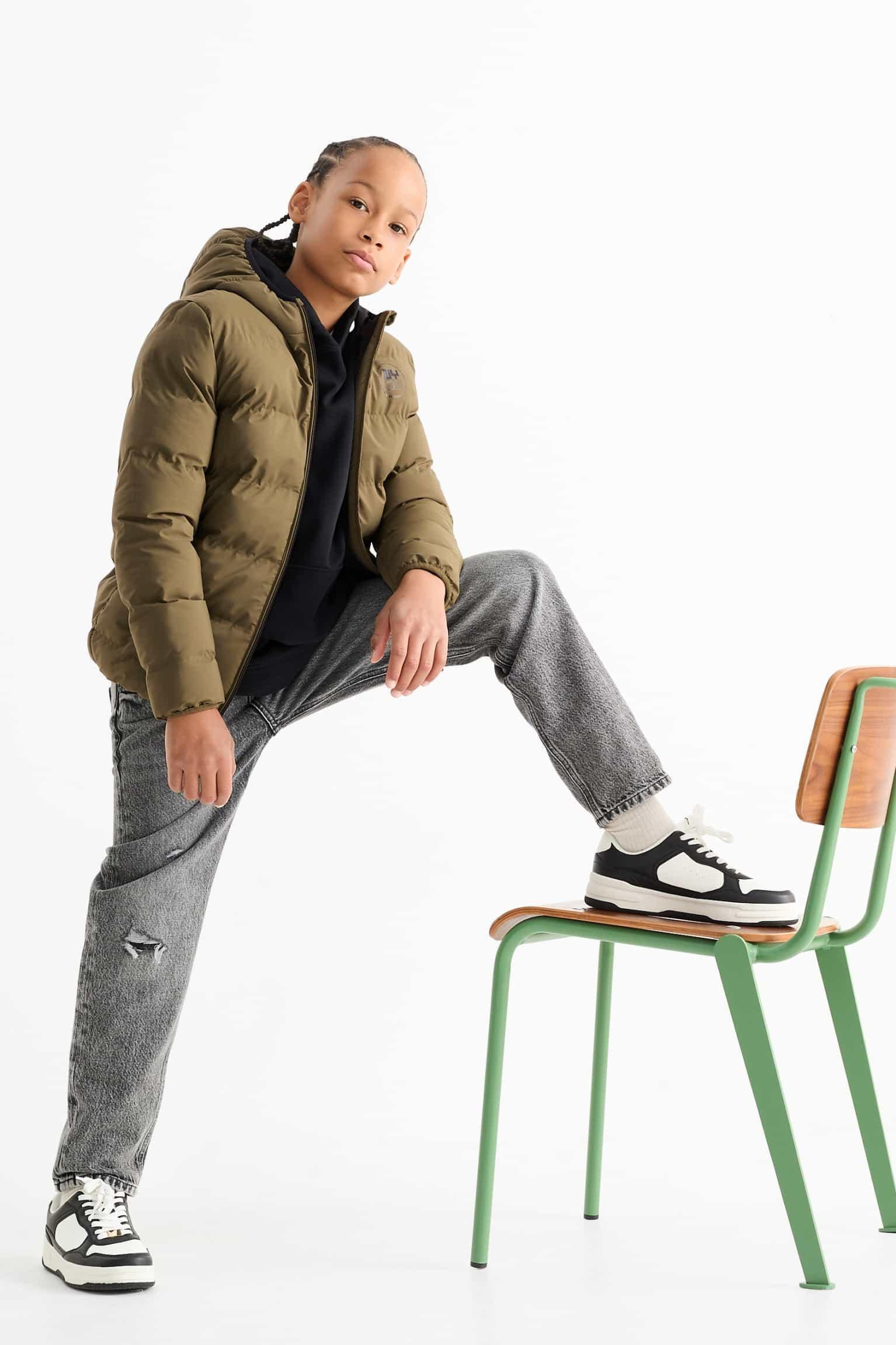 Куртка для хлопчика демісезонна C&A 164 см Хакі (2219158) - фото 3 Куртка для хлопчика демісезонна C&A 164 см Хакі (2219158) - фото 3