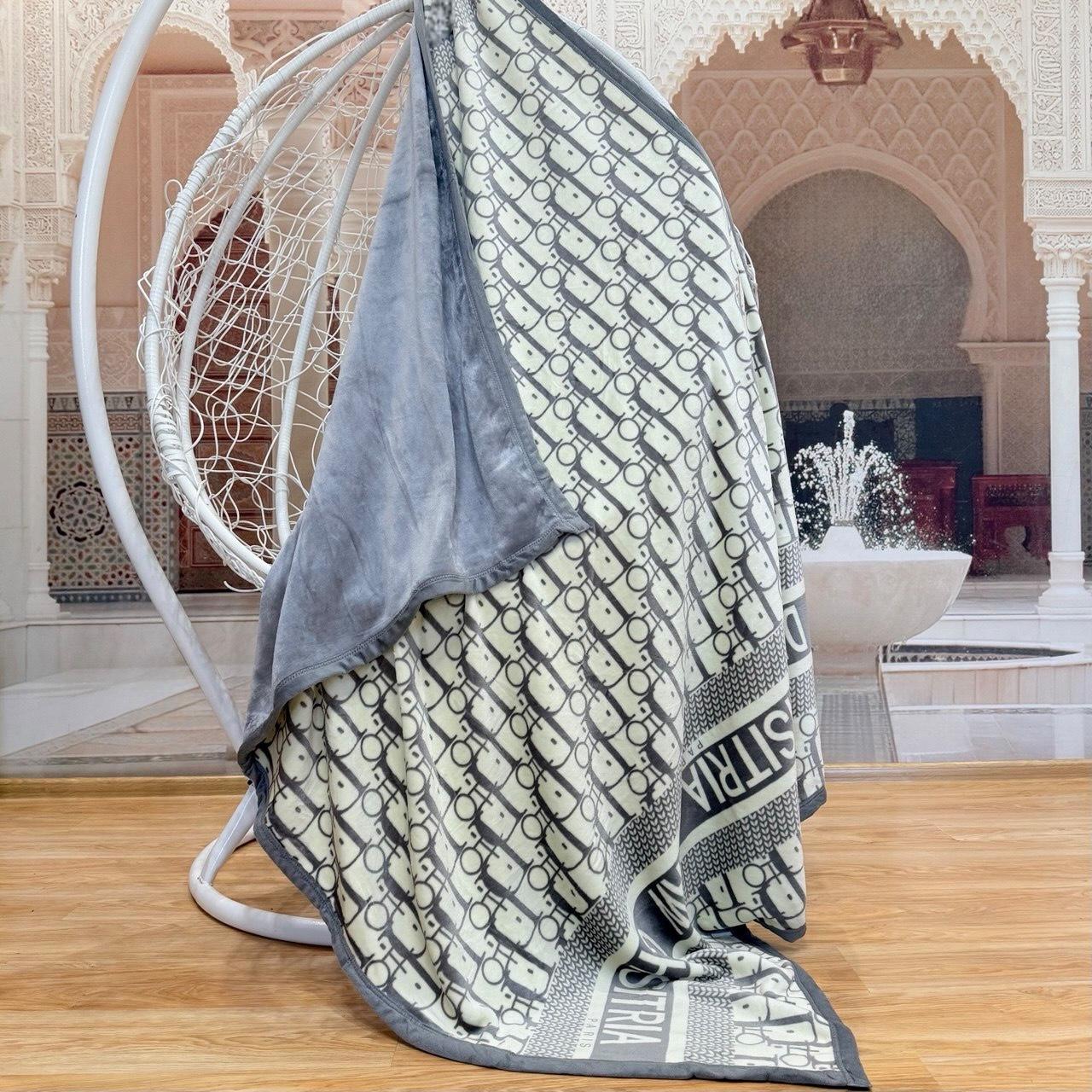 Плед-покрывало двустороннее Koloco Велюр 150x200 см Разноцветный (07-107-8) - фото 2