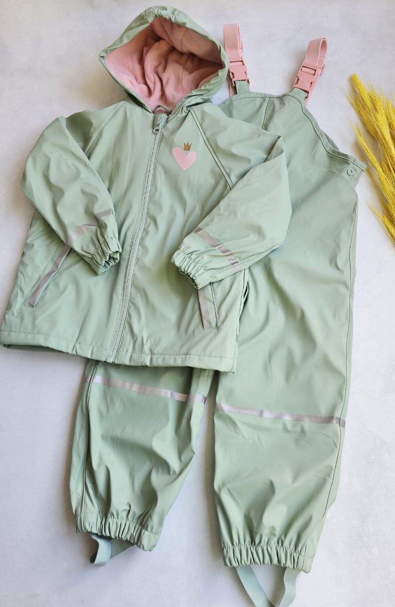 Дождевик-костюм детский Lupilu на флисе брудопруф 122-128 см (26435163)