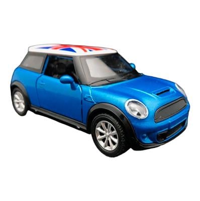 Машинка инерционная Mini Cooper S с британским флагом металлическая маштаб 1:32 (VA-1338917768)