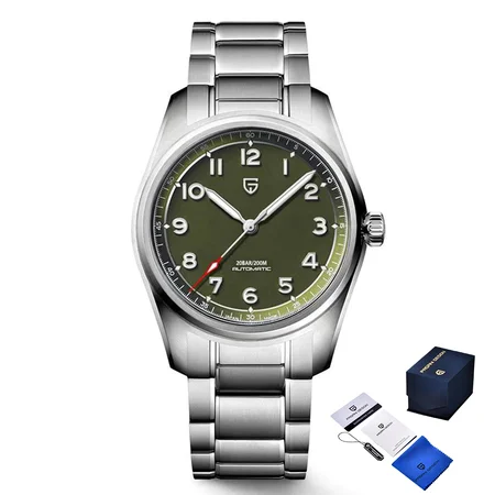 Наручные часы Pagani Design PD-1717 Silver-Green (1836)