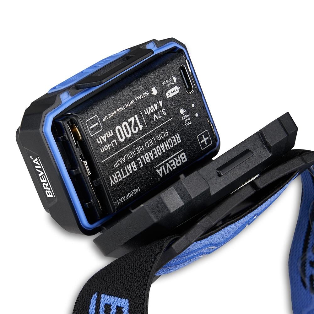 Ліхтар налобний Brevia 500Lm 3W CREE XPG+COB 1200 mAh/3xAAA з сенсором Білий/Червоний (14350ERBX1) - фото 5 Ліхтар налобний Brevia 500Lm 3W CREE XPG+COB 1200 mAh/3xAAA з сенсором Білий/Червоний (14350ERBX1) - фото 5