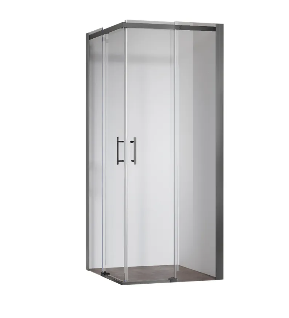 Душевая кабина без поддона KOER SR SC03-90x90x200-TR-07 прозрачное стекло Easy Clean 6 мм Графит (KR5359) Душевая кабина без поддона KOER SR SC03-90x90x200-TR-07 прозрачное стекло Easy Clean 6 мм Графит (KR5359)