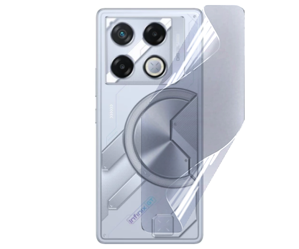 Противоударная гидрогелевая пленка Hydrogel Film для Infinix GT 20 Pro на заднюю панель, Transparent