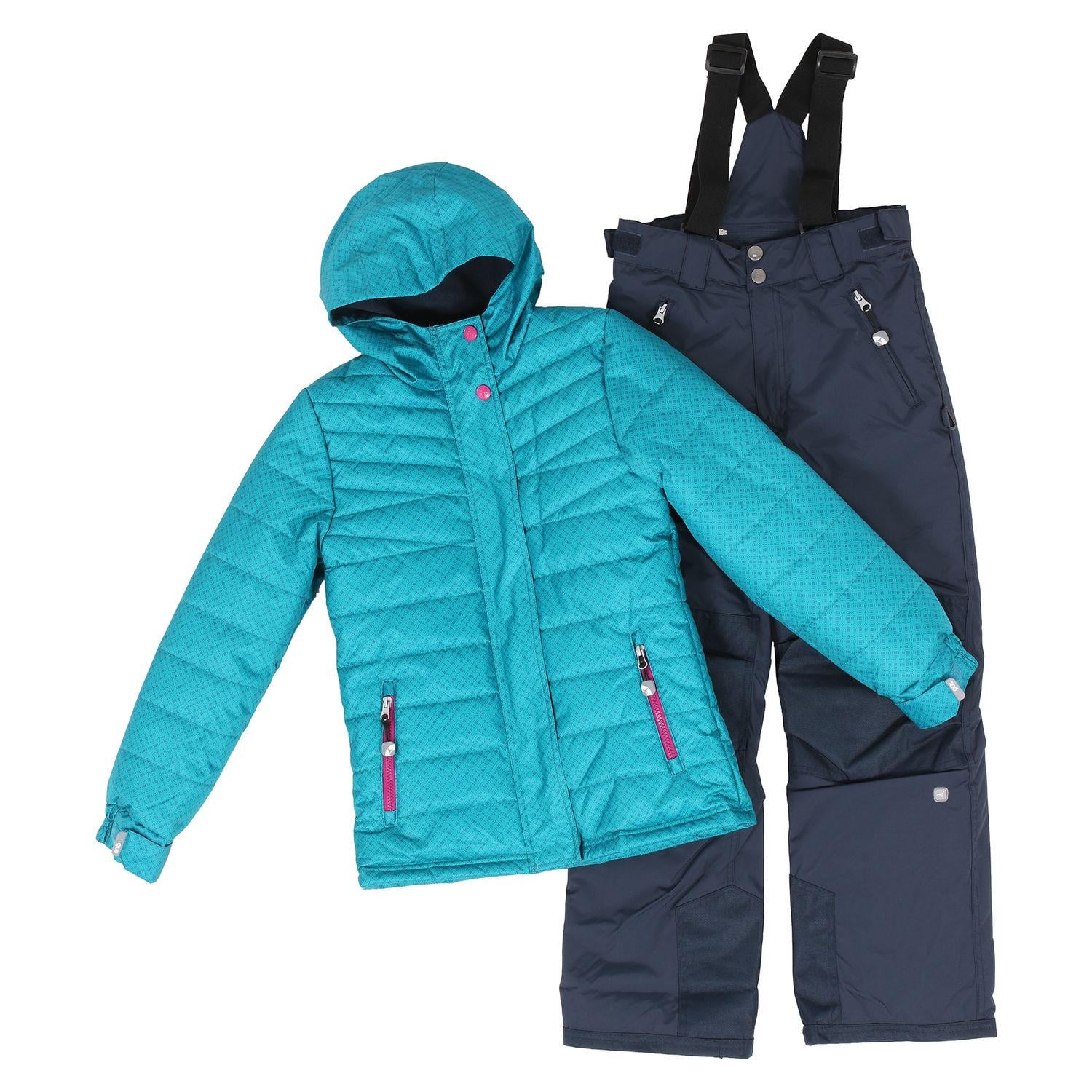 Детский зимний комплект для девочки SNO F18M318 146-152 см Лазурно-синий (F18M318-Mosaicblue_Bluenight-12)