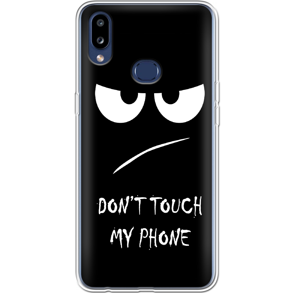 Чохол Boxface Samsung A107 Galaxy A10s Don't Touch my Phone Прозорий силікон (37944-up535-37944)