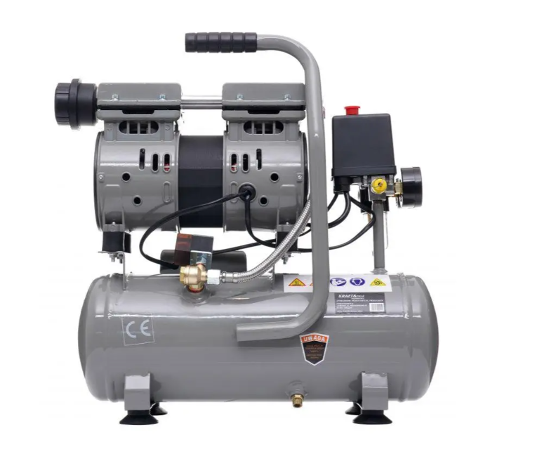 Компресор безмасляний поршневий Kraft&Dele KD1384 9 л 550 Вт (29544315) - фото 3 Компресор безмасляний поршневий Kraft&Dele KD1384 9 л 550 Вт (29544315) - фото 3