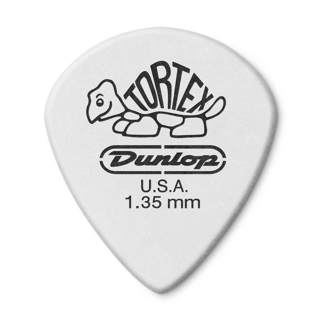 Медіатор Dunlop 478P1.35 Tortex White Jazz III 1,35 мм 12 шт. (125381)