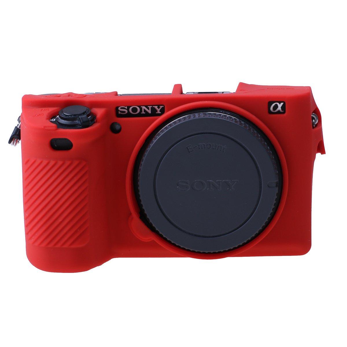 Чохол захисний силіконовий для фотоапаратів Sony A6500 Червоний