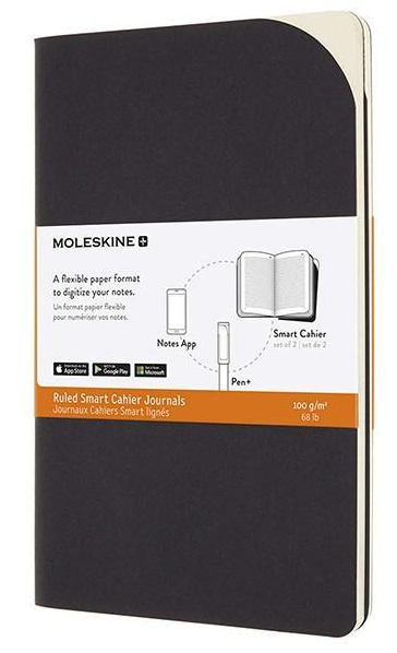 Набор блокнотов Moleskine Paper Tablet Cahier средних 2 шт. Черный (PTNLCH31BK)